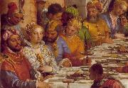 VERONESE (Paolo Caliari) The Marriage at Cana (detail) jh oil painting